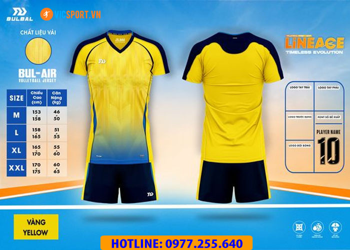 Quần áo bóng chuyền nữ Bulbal Lineage BC07 - Hình ảnh 25