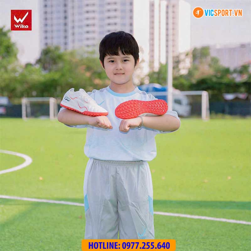 Giày đá banh trẻ em Wika QH19 Z-Vol Quang Hải đế TF - Hình ảnh 28