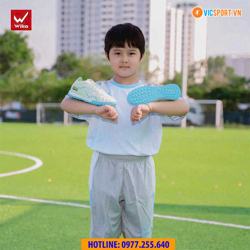 Giày đá banh trẻ em Wika QH19 Z-Vol Quang Hải đế TF - Hình ảnh 29