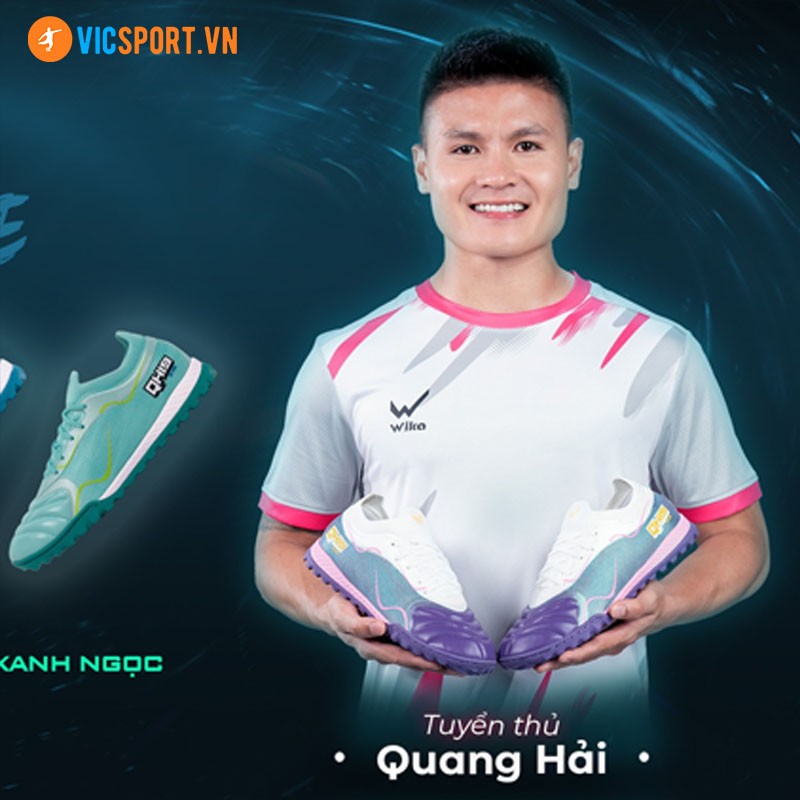 Giày đá banh Wika QH19 Z-Vol Quang Hải đế TF - Hình ảnh 13