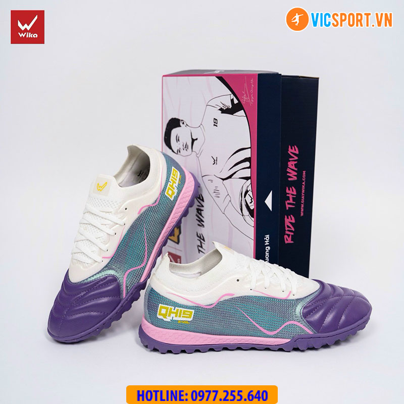 Giày đá banh Wika QH19 Z-Vol Quang Hải đế TF - Hình ảnh 6