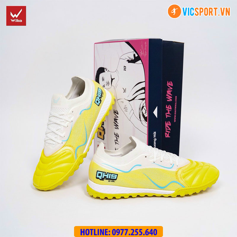 Giày đá banh Wika QH19 Z-Vol Quang Hải đế TF - Hình ảnh 3