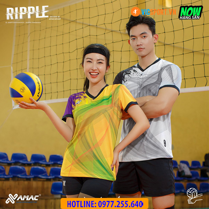 Quần áo bóng chuyền nam Amac Ripple - Hình ảnh 4