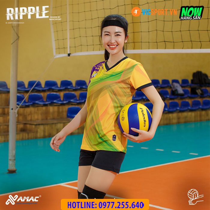 Quần áo bóng chuyền nam Amac Ripple - Hình ảnh 9