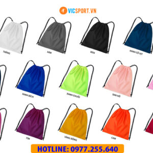 Túi rút dù trơn có in ấn (10c/bịch)