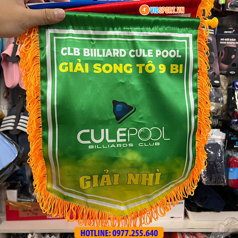 Cờ bầu lưu niệm - cờ giải (thiết kế theo yêu cầu) - Hình ảnh 20