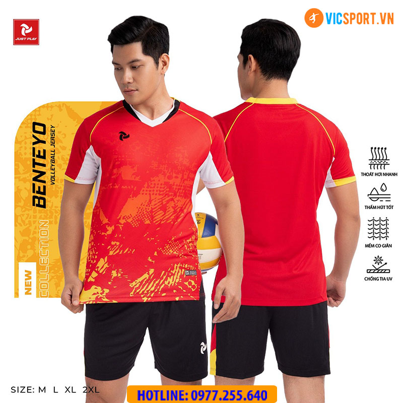 Quần áo bóng chuyền nam nữ Justplay Benteyo - Hình ảnh 22