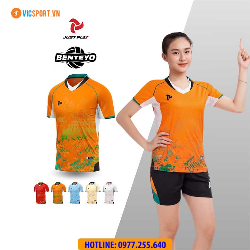 Quần áo bóng chuyền nam nữ Justplay Benteyo - Hình ảnh 17