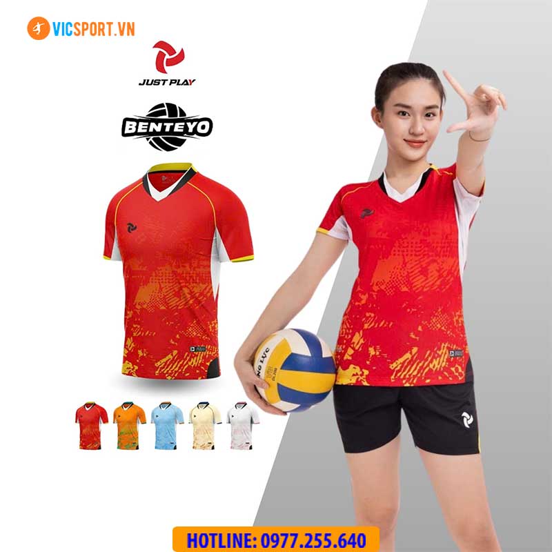 Quần áo bóng chuyền nam nữ Justplay Benteyo - Hình ảnh 19