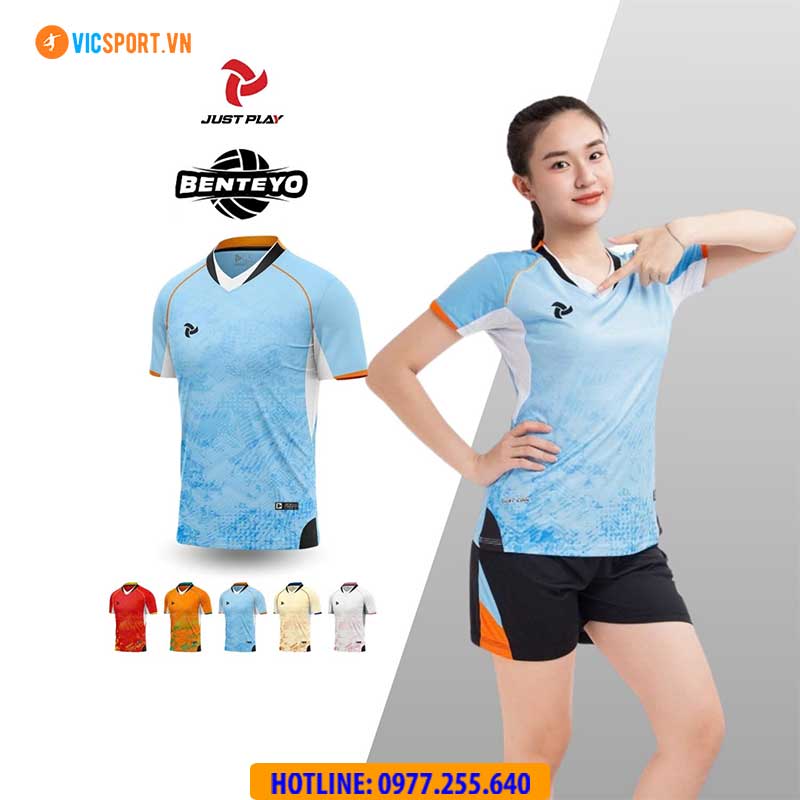 Quần áo bóng chuyền nam nữ Justplay Benteyo - Hình ảnh 16