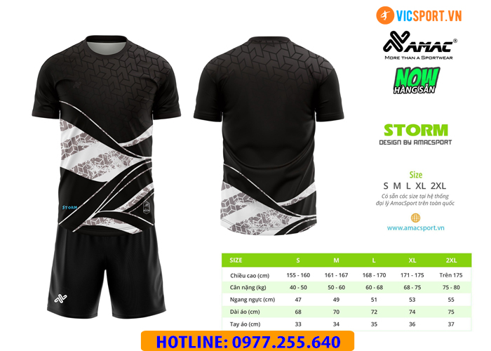 Áo đá banh thiết kế Amac Storm - Hình ảnh 14
