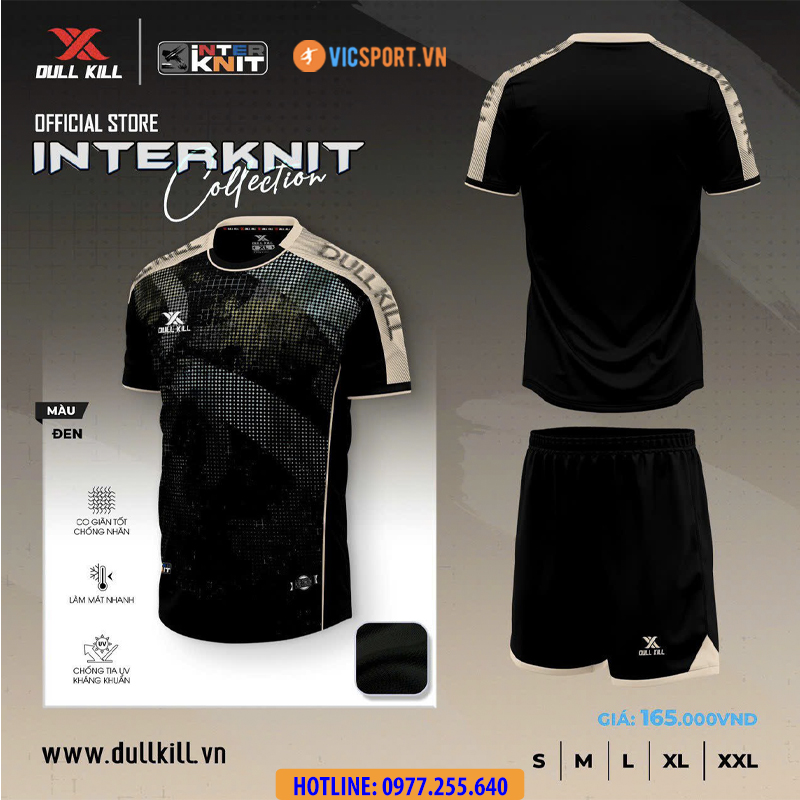 Áo đá banh không logo DullKill Interknit - Hình ảnh 18