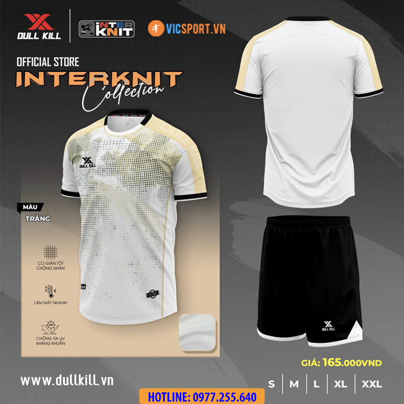 Áo đá banh không logo DullKill Interknit - Hình ảnh 16