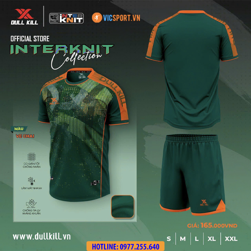 Áo đá banh không logo DullKill Interknit - Hình ảnh 14