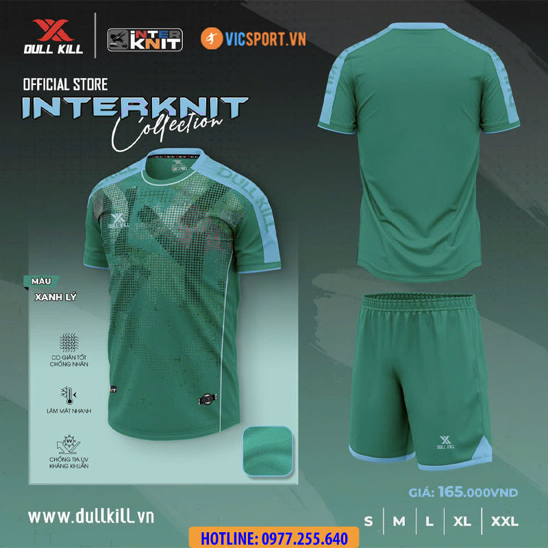 Áo đá banh không logo DullKill Interknit - Hình ảnh 11