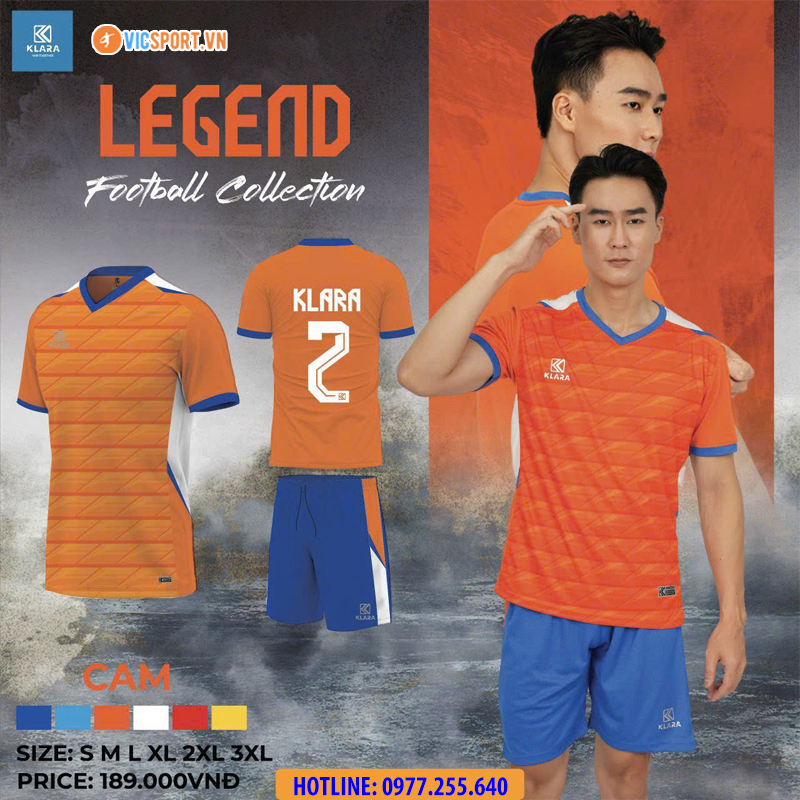 Áo đá banh không logo Klara Legend - Hình ảnh 15
