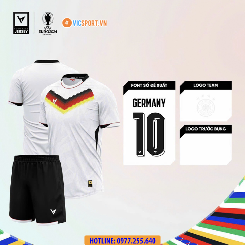 Áo bóng đá thiết kế VH Euro 2024 Customs - Hình ảnh 11