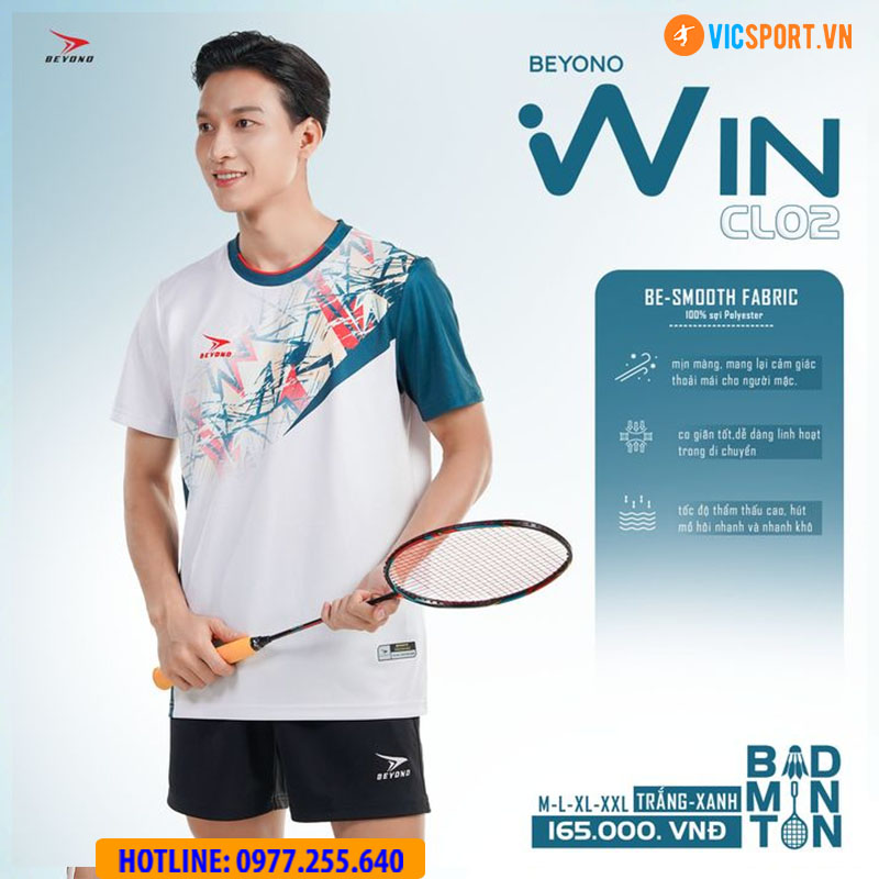 Áo cầu lông nam nữ Beyono Win CL02 - Hình ảnh 9