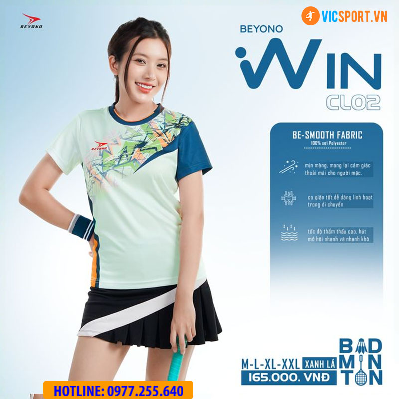 Áo cầu lông nam nữ Beyono Win CL02 - Hình ảnh 23