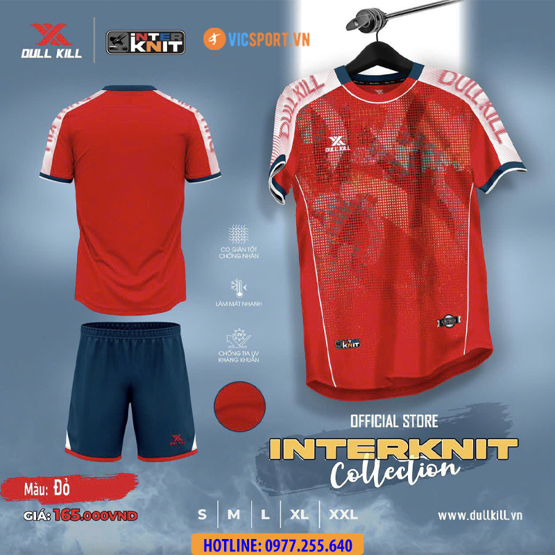 Áo đá banh không logo DullKill Interknit - Hình ảnh 8