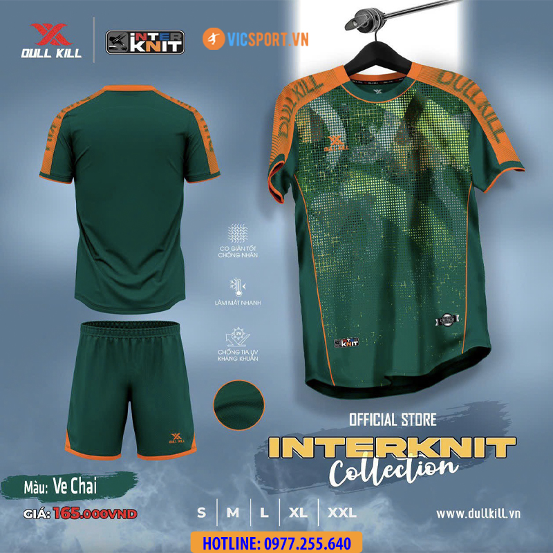 Áo đá banh không logo DullKill Interknit - Hình ảnh 7