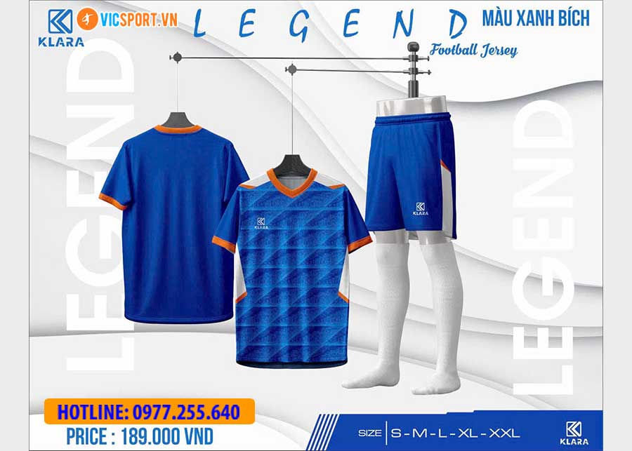 Áo đá banh không logo Klara Legend - Hình ảnh 20