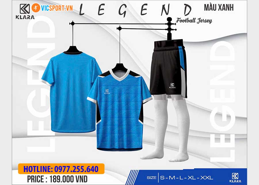 Áo đá banh không logo Klara Legend - Hình ảnh 21