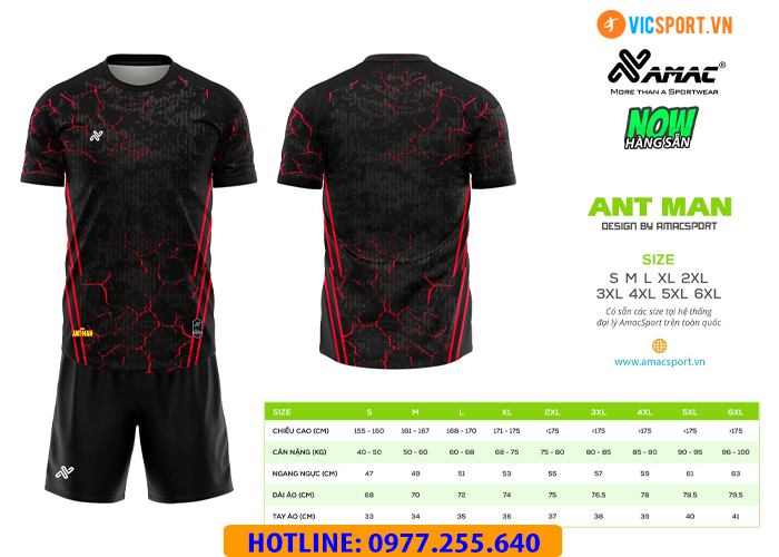 Áo đá banh thiết kế Amac Ant Man - Hình ảnh 15