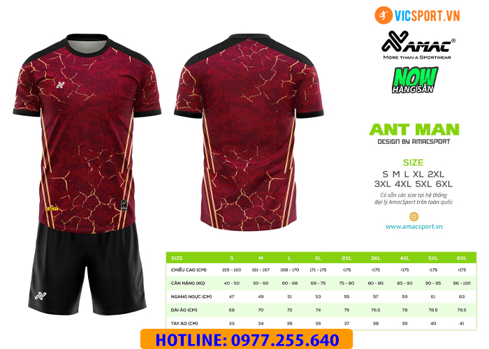 Áo đá banh thiết kế Amac Ant Man - Hình ảnh 14