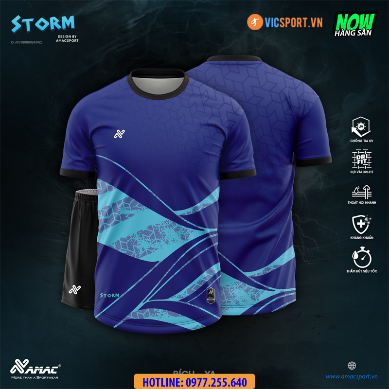 Áo đá banh thiết kế Amac Storm - Hình ảnh 7
