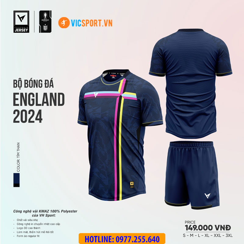 Áo bóng đá thiết kế VH Euro 2024 Customs - Hình ảnh 3