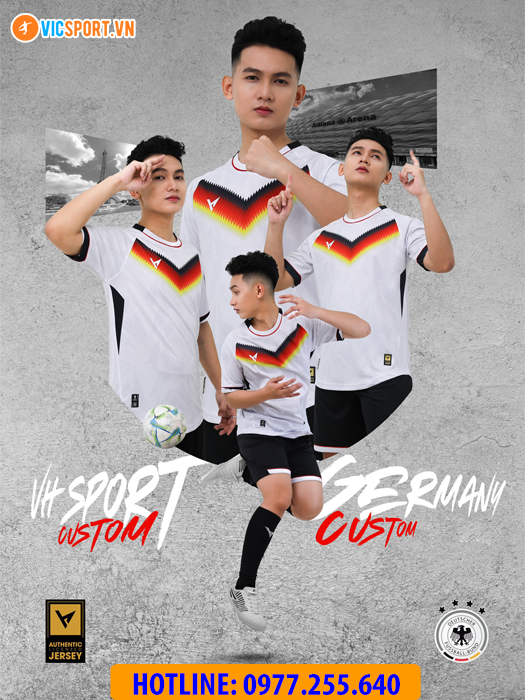 Áo bóng đá thiết kế VH Euro 2024 Customs - Hình ảnh 17