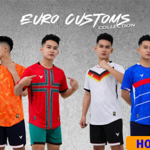 Áo bóng đá thiết kế VH Euro 2024 Customs