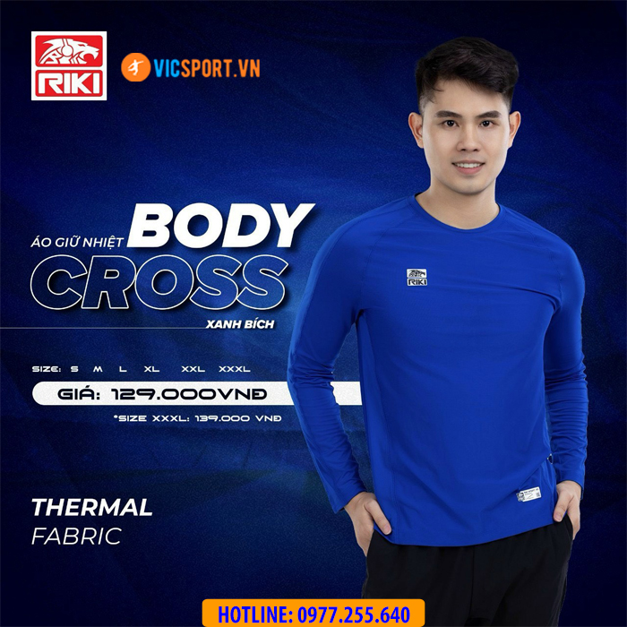 Áo lót body Riki Cross tay dài - Hình ảnh 13