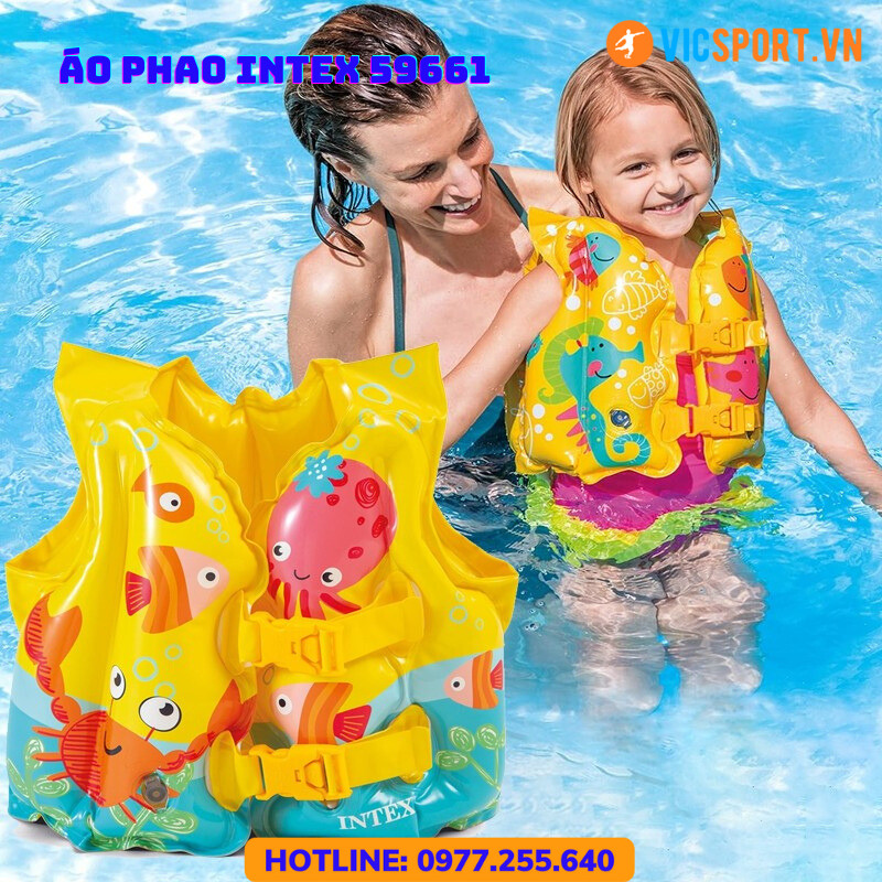 Áo phao bơi Intex cho bé - Hình ảnh 7