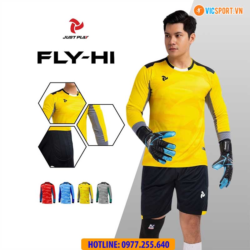 Quần áo thủ môn Justplay Fly-Hi 2 tay dài - Hình ảnh 23