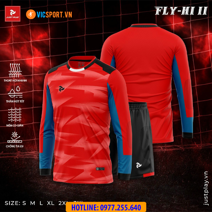 Quần áo thủ môn Justplay Fly-Hi 2 tay dài - Hình ảnh 14