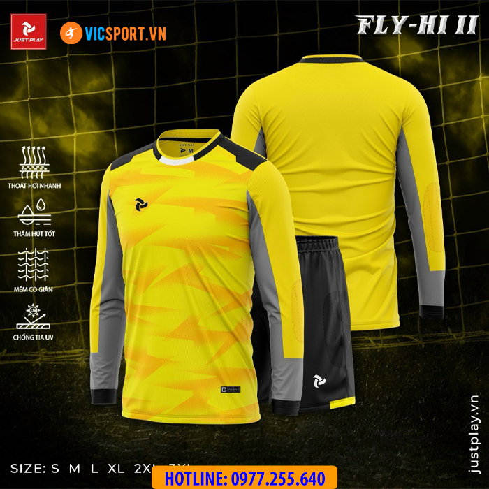 Quần áo thủ môn Justplay Fly-Hi 2 tay dài - Hình ảnh 13