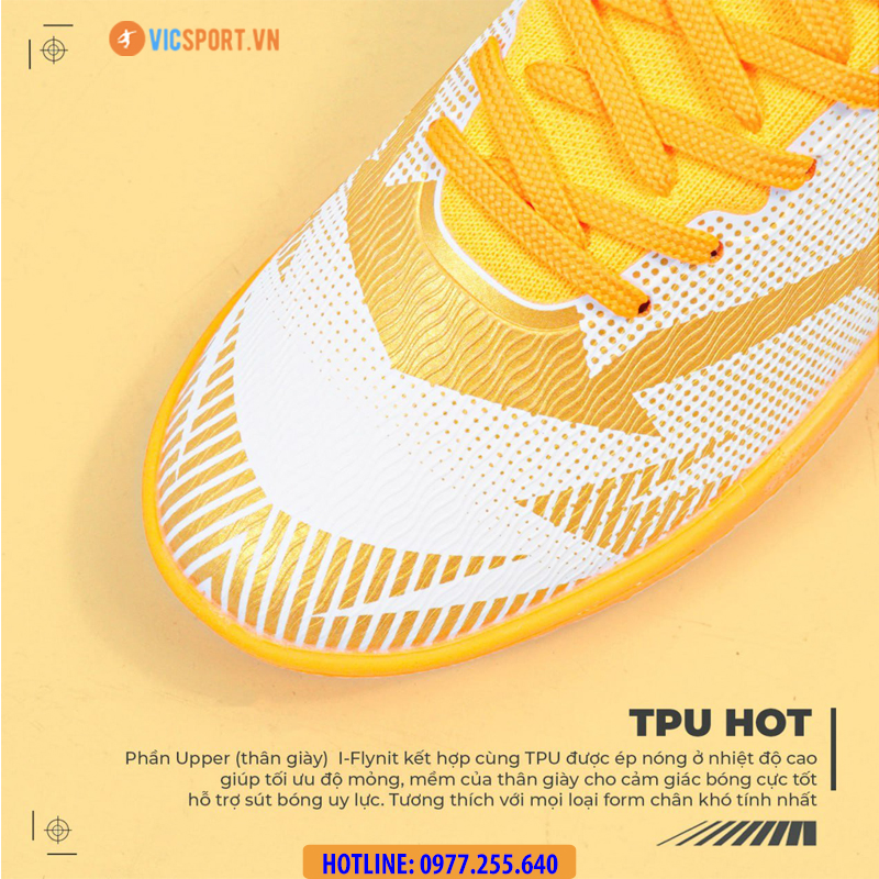 Giày đá banh iWin Mazig CapDervila đế TF (tặng kèm balô) - Hình ảnh 10