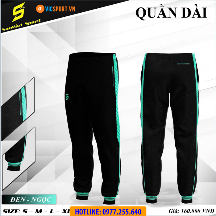 Quần dài thể thao Sao Việt - Jogging Pants - Hình ảnh 4