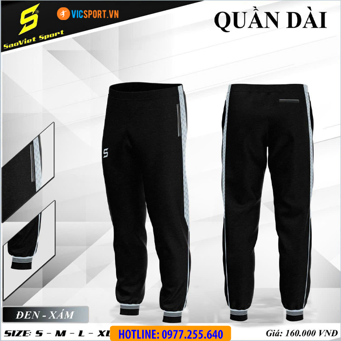 Quần dài thể thao Sao Việt - Jogging Pants - Hình ảnh 2