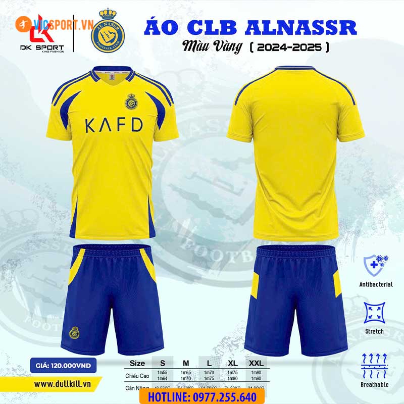 Áo đá banh Clb Al Nassr mùa giải 2024-2025 Ronaldo - Hình ảnh 15