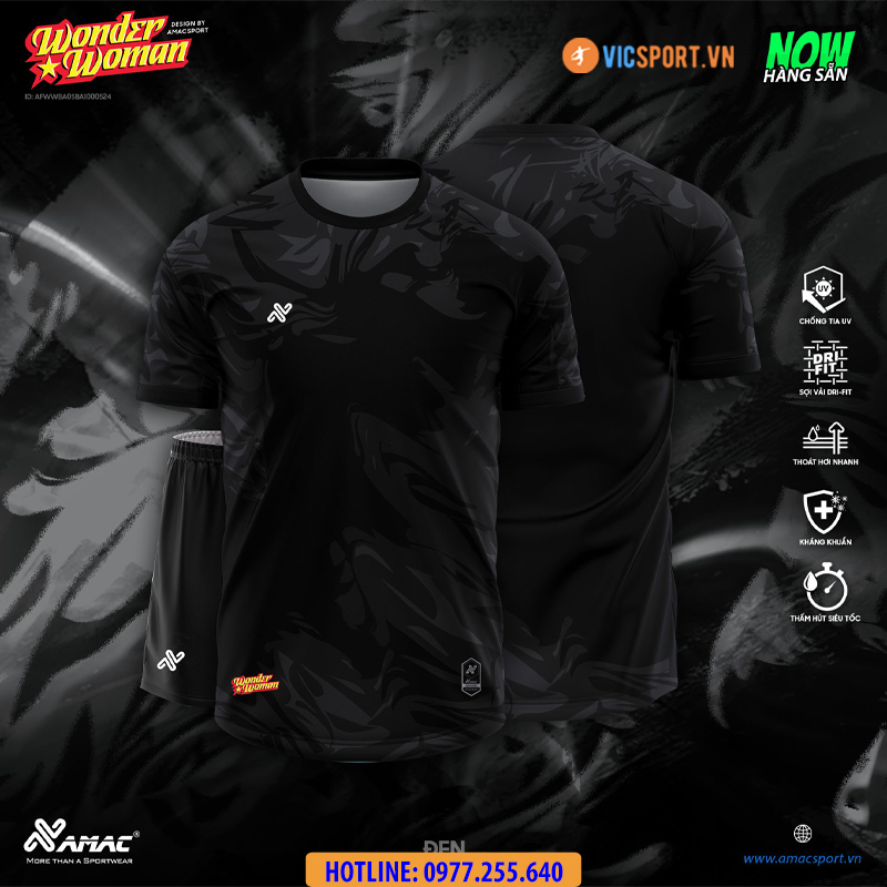 Áo đá banh thiết kế Amac Wonder Woman - Hình ảnh 11