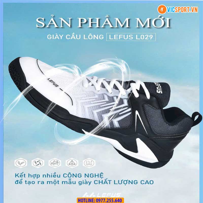 Giày cầu lông pickleball Lefus L029 chính hãng - Hình ảnh 27