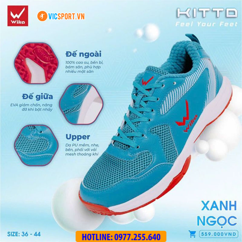 Giày thể thao đa năng Wika Kitto - Hình ảnh 11