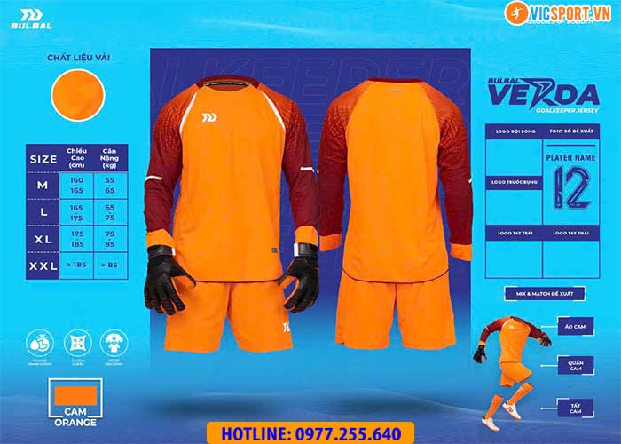 Quần áo thủ môn Bulbal Verda GK06 - Hình ảnh 15