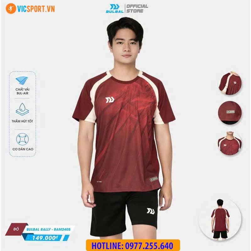 Áo cầu lông nam nữ Bulbal Rally Bam2405 - Hình ảnh 8