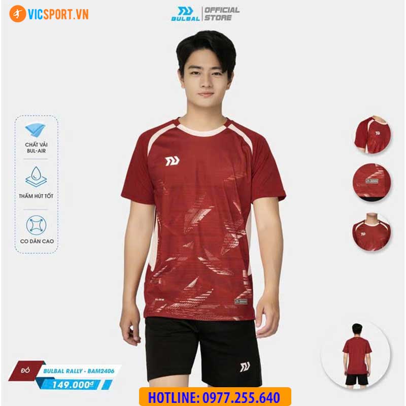 Áo cầu lông nam nữ Bulbal Rally Bam2406 - Hình ảnh 8