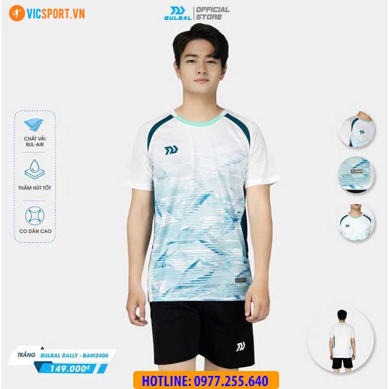 Áo cầu lông nam nữ Bulbal Rally Bam2406 - Hình ảnh 10