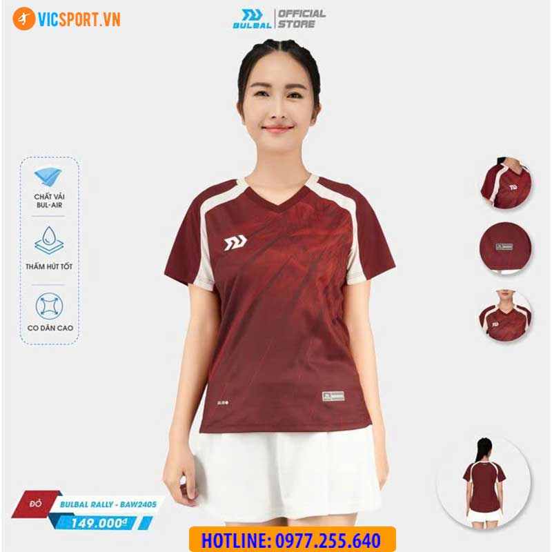 Áo cầu lông nam nữ Bulbal Rally Bam2405 - Hình ảnh 11